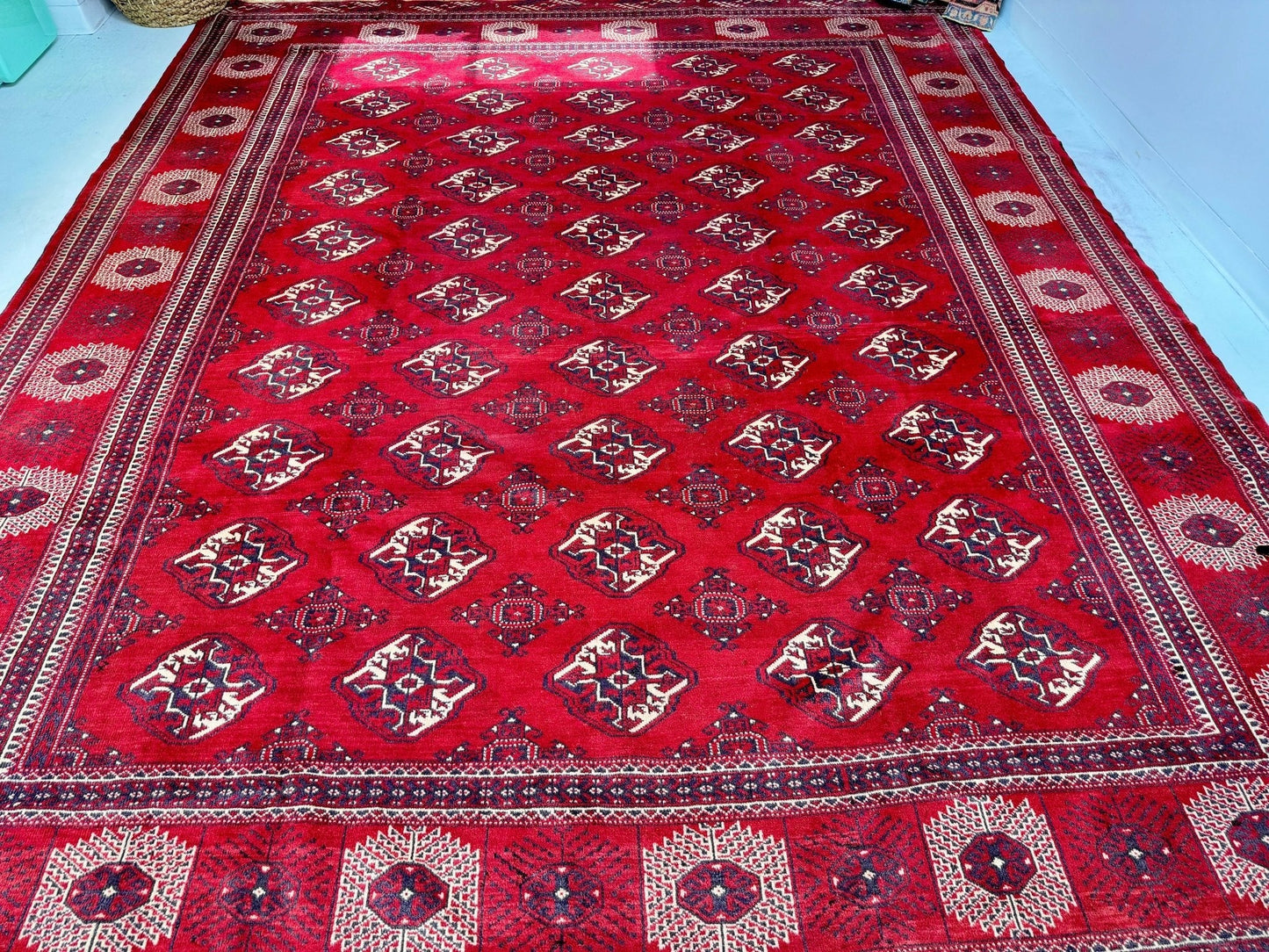 Persian Turkmen Rug | 10' x 12' 7"