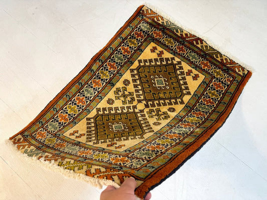 Persian Turkmen Rug | 2' 1” x 2' 11"