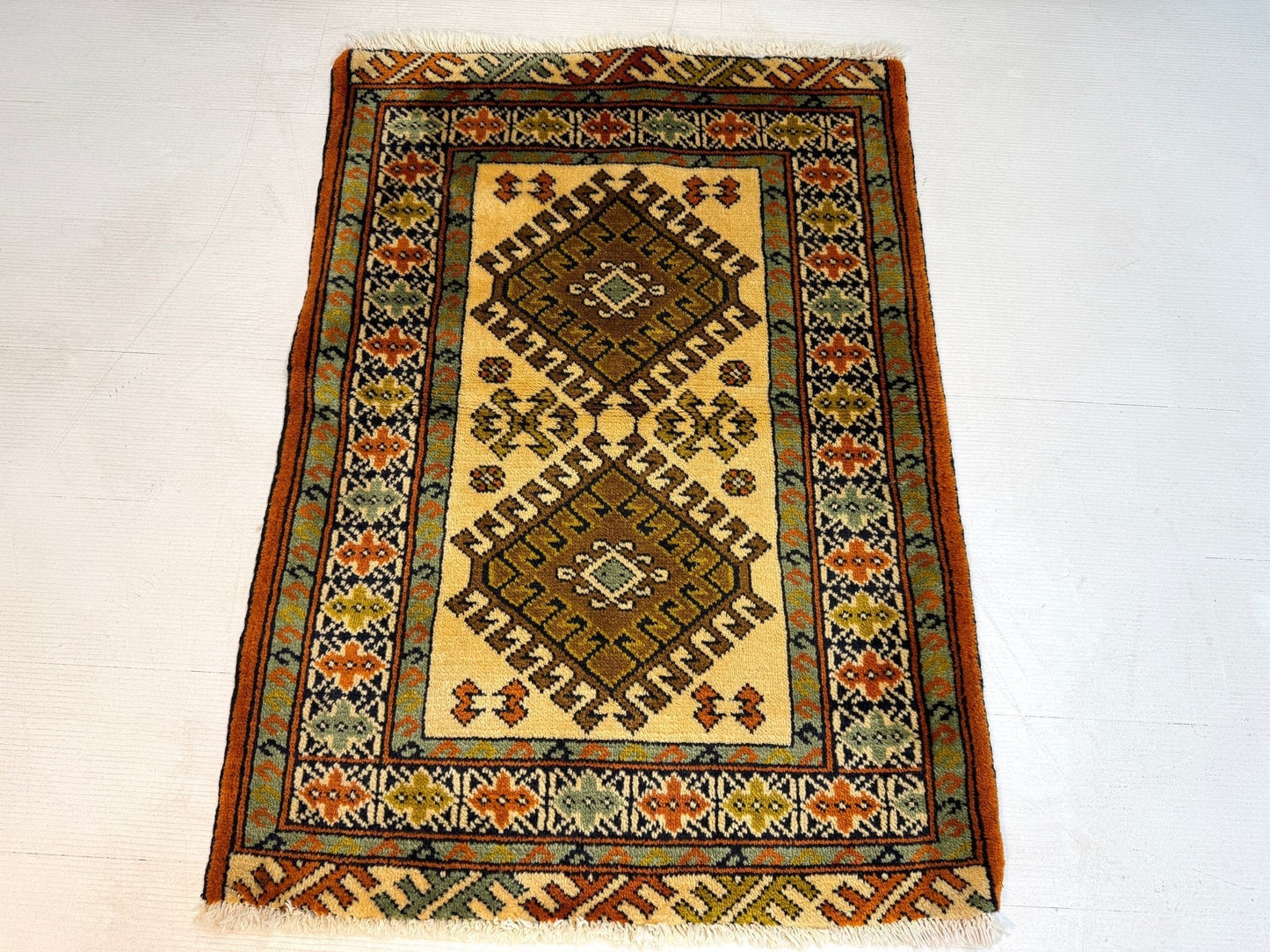 Persian Turkmen Rug | 2' 1” x 2' 11"