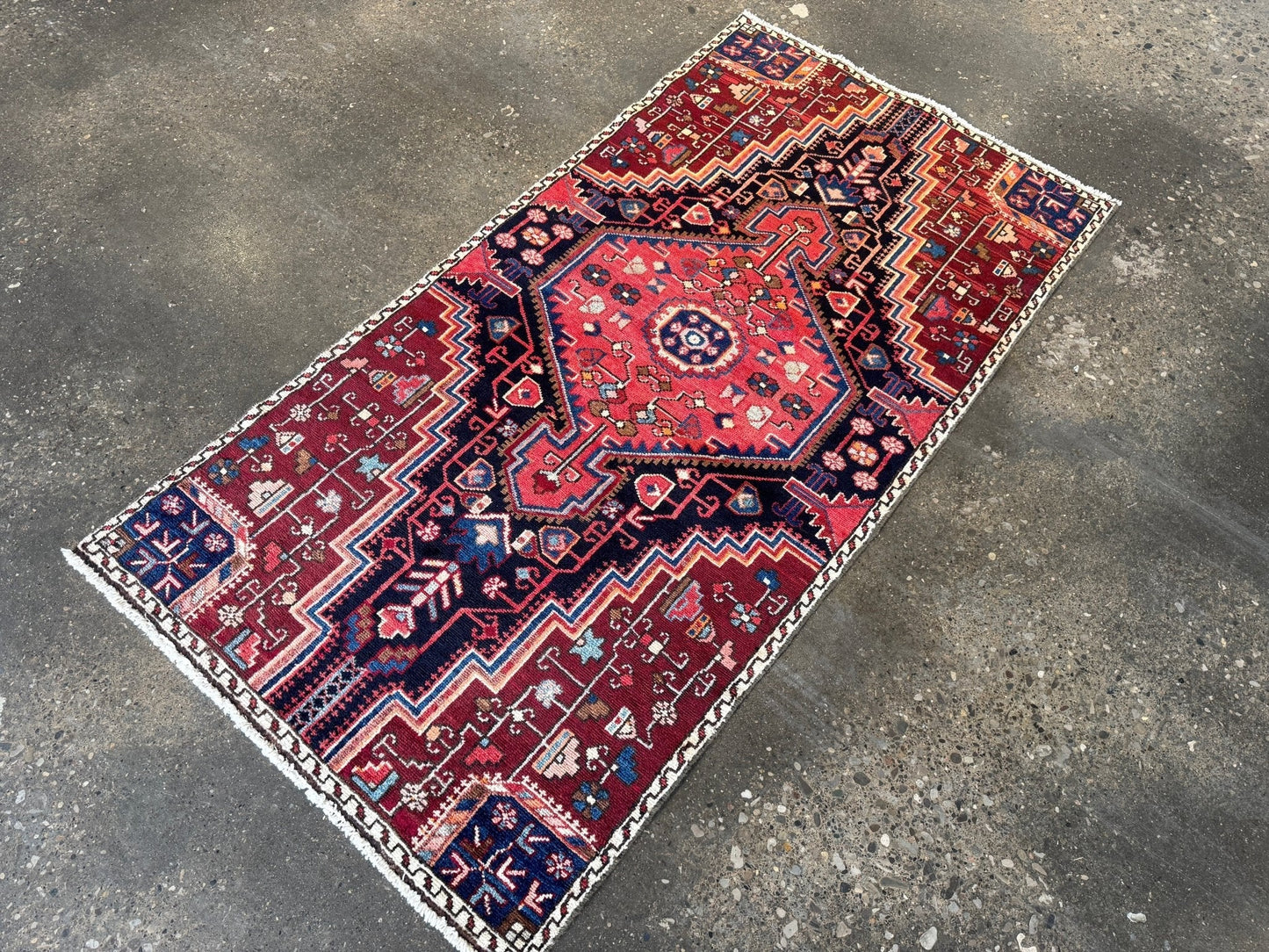 Vintage Persian Tuyserkan Rug | 2' 8" x 5' 1"