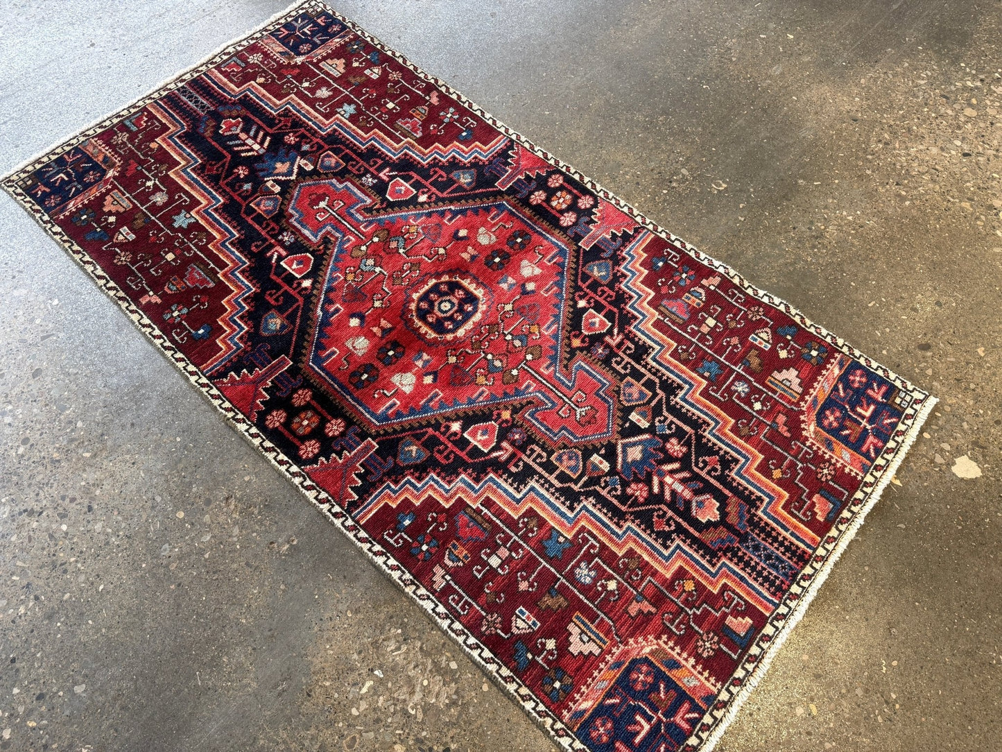 Vintage Persian Tuyserkan Rug | 2' 8" x 5' 1"