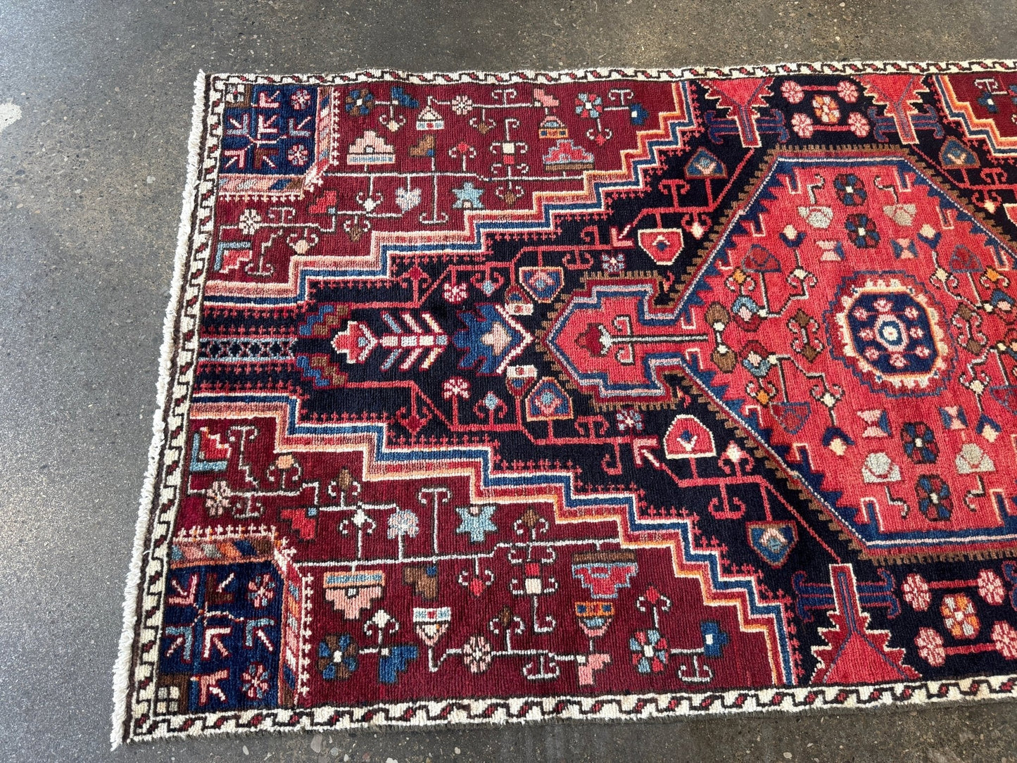 Vintage Persian Tuyserkan Rug | 2' 8" x 5' 1"