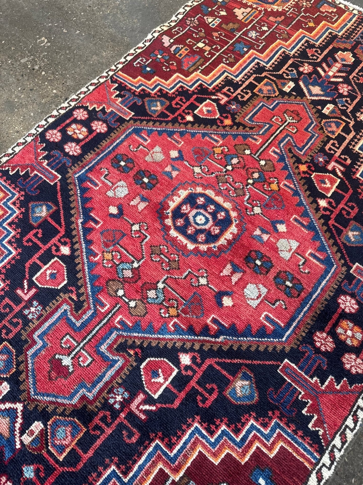 Vintage Persian Tuyserkan Rug | 2' 8" x 5' 1"