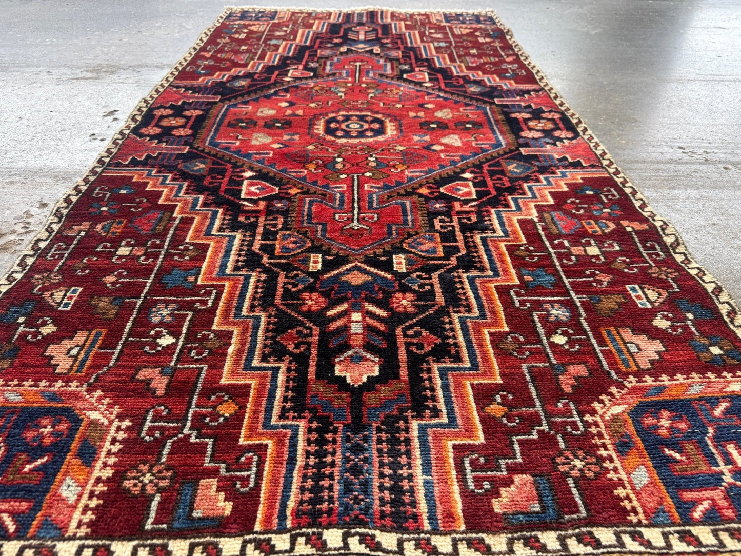 Vintage Persian Tuyserkan Rug | 2' 8" x 5' 1"