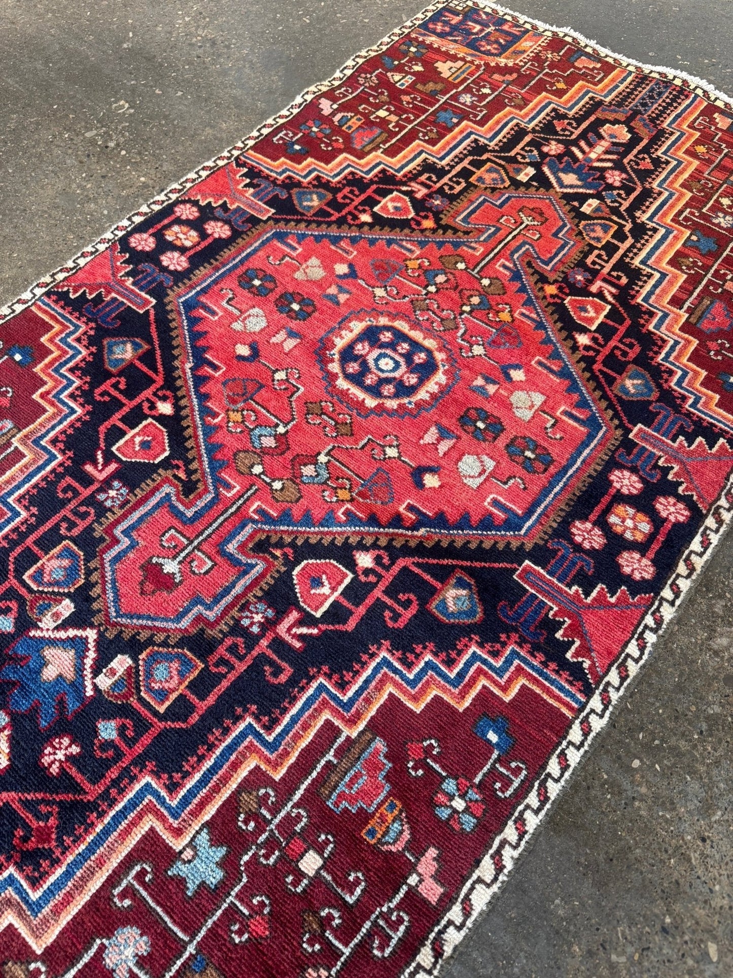 Vintage Persian Tuyserkan Rug | 2' 8" x 5' 1"