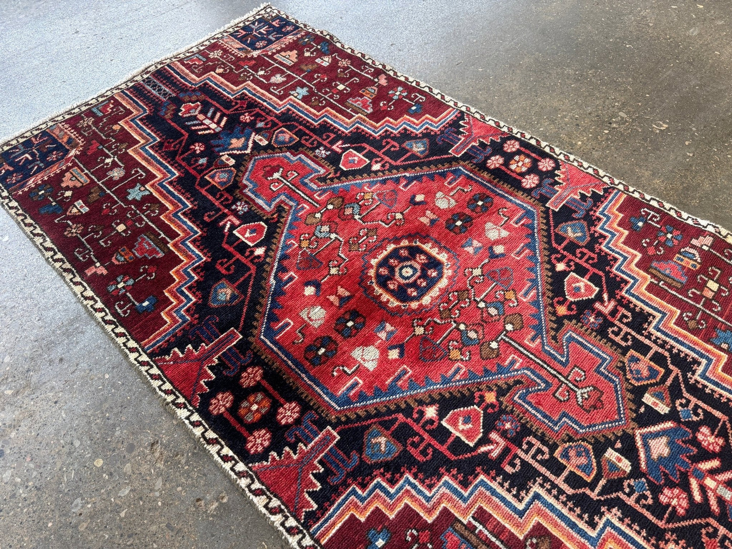 Vintage Persian Tuyserkan Rug | 2' 8" x 5' 1"