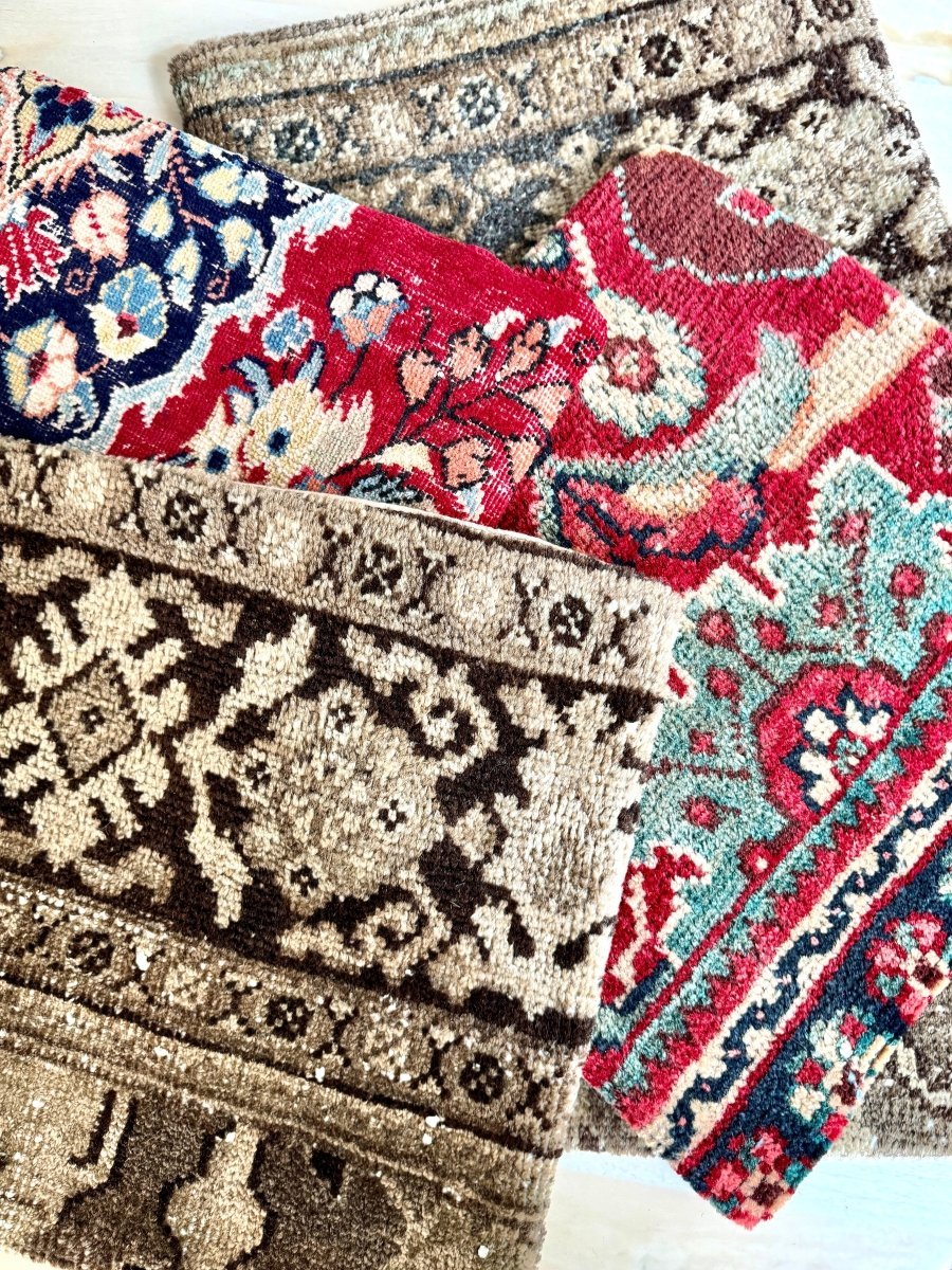 One-of-a-Kind Handmade Persian Rug Pillow #4 | 16" x 16"