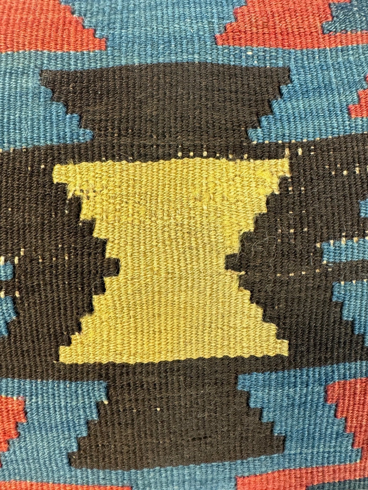 One-of-a-Kind Handmade Vintage Kilim Rug Pillow #12 | 16" x 16"