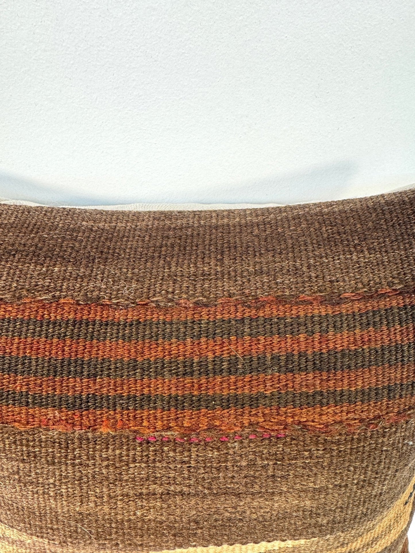 One-of-a-Kind Kilim Rug Pillow #15 | 16" x 16"