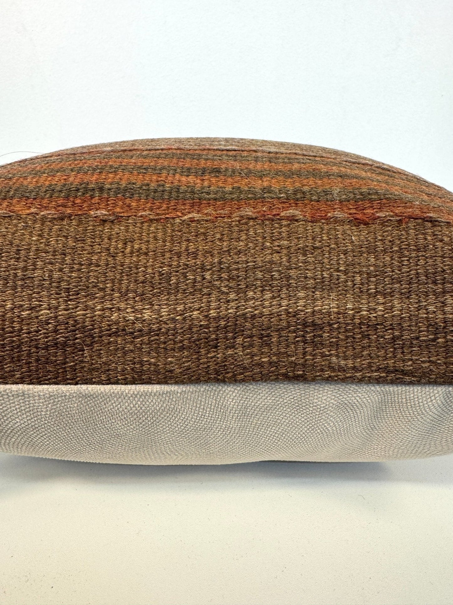 One-of-a-Kind Kilim Rug Pillow #15 | 16" x 16"