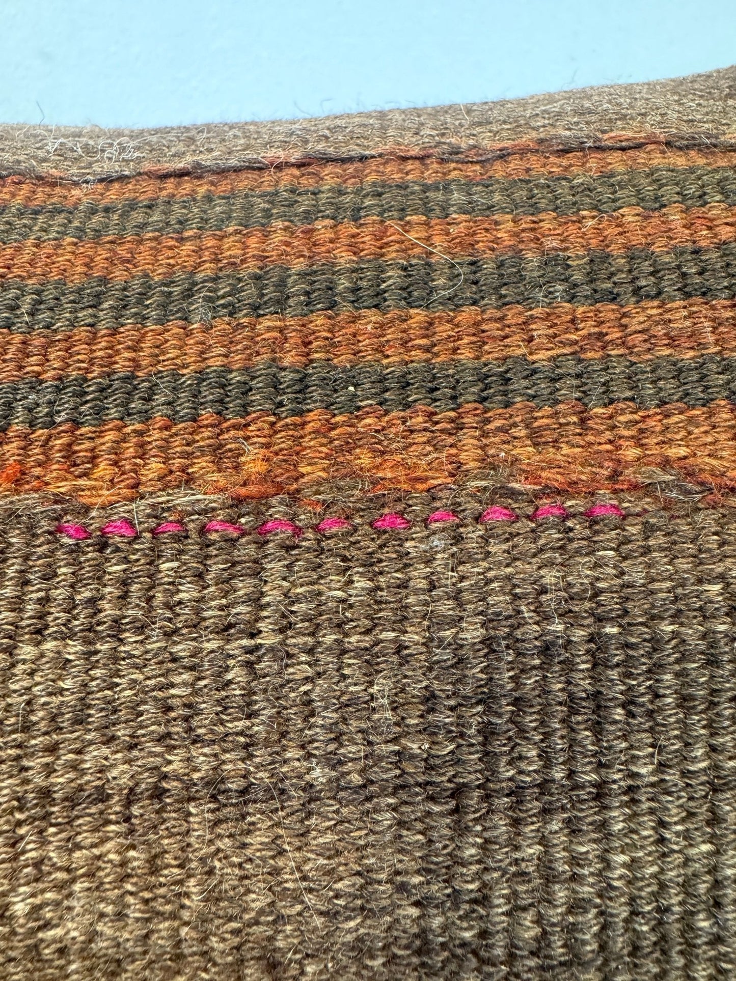 One-of-a-Kind Kilim Rug Pillow #15 | 16" x 16"