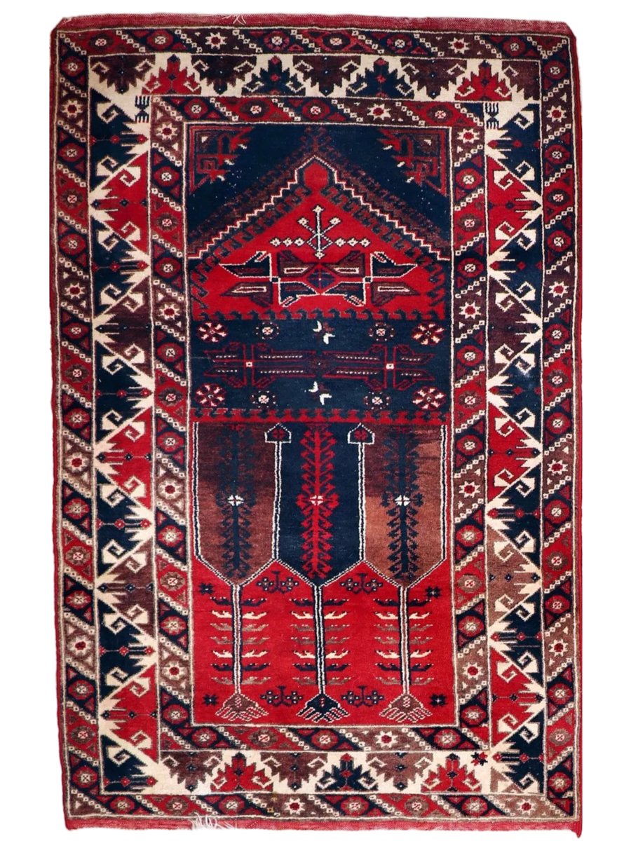 Turkish Konya Rug | 4' 2" x 6' 6"