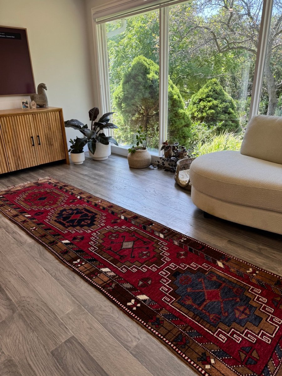 Turkish Malatya Runner Rug | 2' 9" x 10' 2"