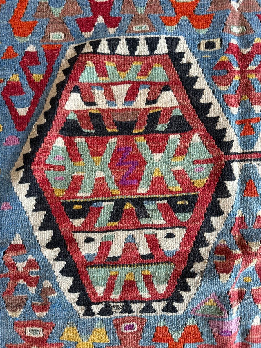 Turkish Uşak Eşme Kilim | 5' 7" x 10'