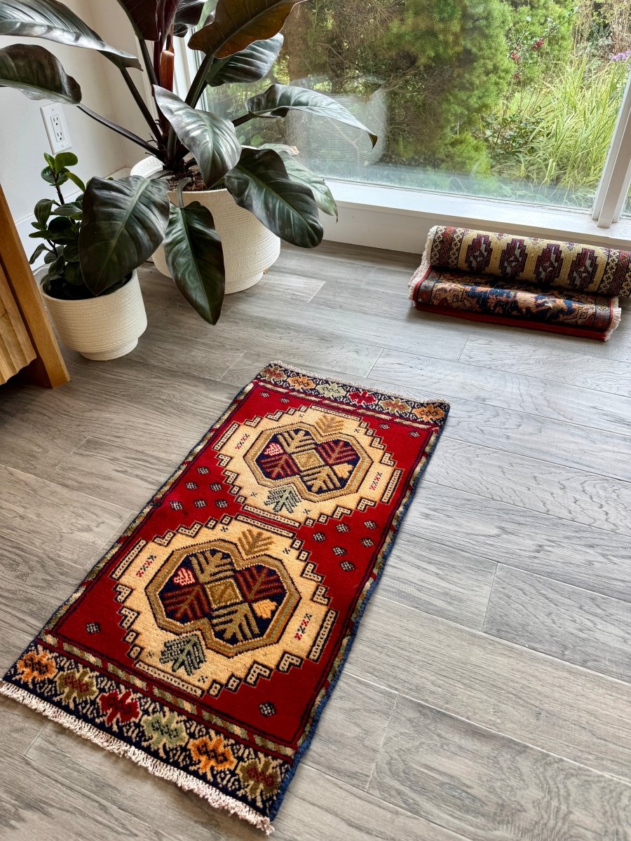 Turkmen Mini Rug | 1' 5" x 2' 7"