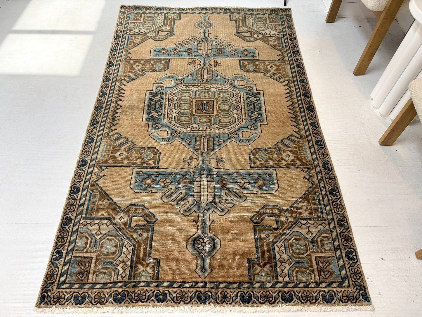Vintage Hamadan Rug | 3' 11" x 6' 7"