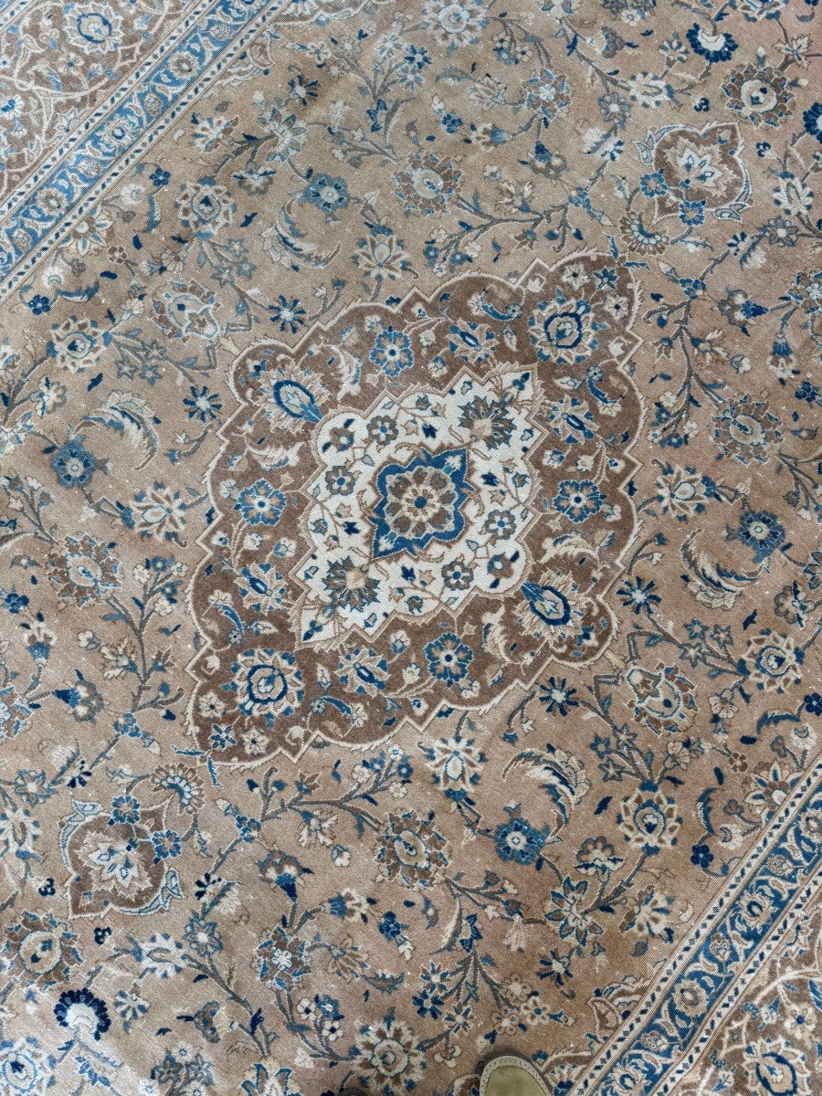 Vintage Kashan Rug | 7' 10" x 10' 11"