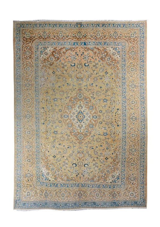 Vintage Kashan Rug | 7' 10" x 10' 11"