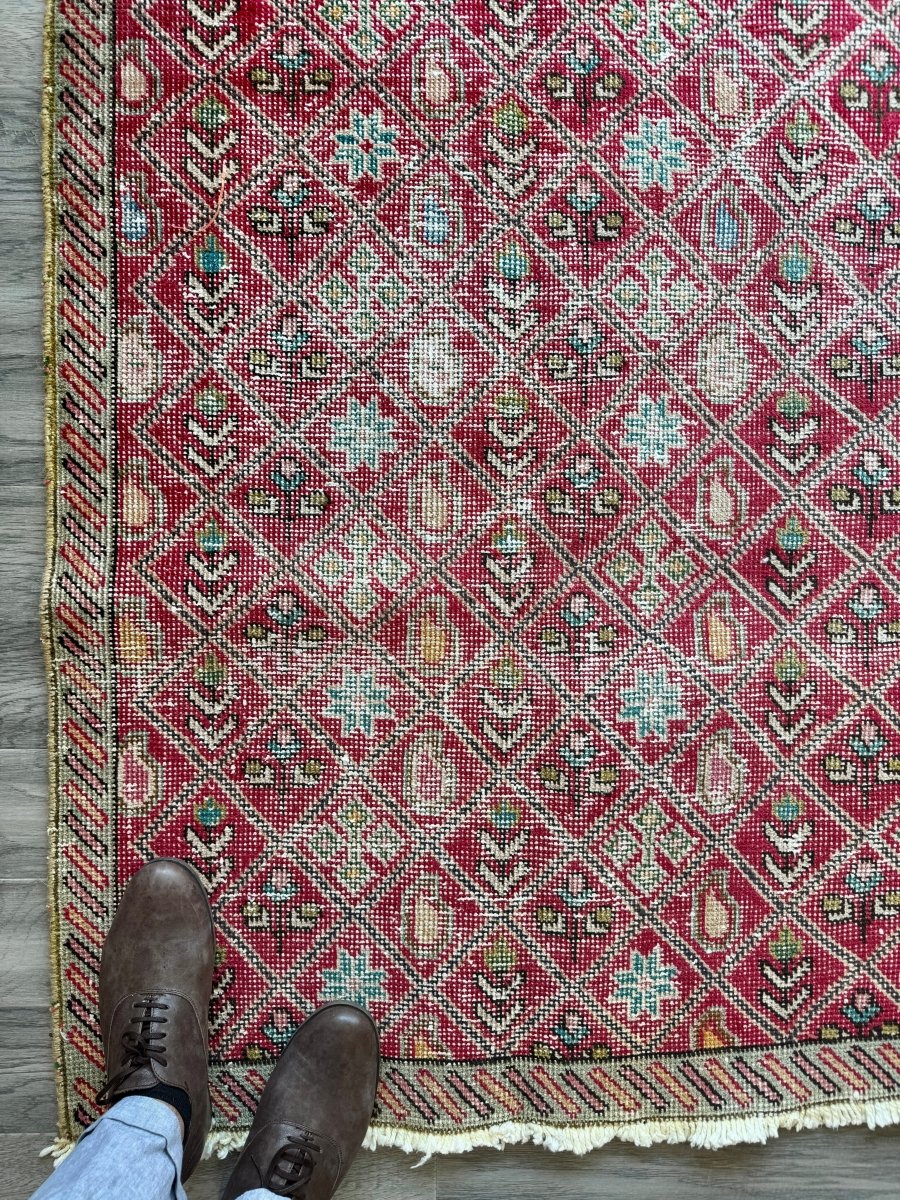 Vintage Tabriz Rug | 3' 1" x 4' 7"