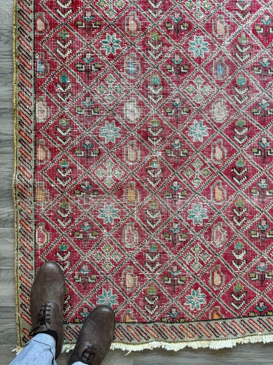 Vintage Tabriz Rug | 3' 1" x 4' 7"