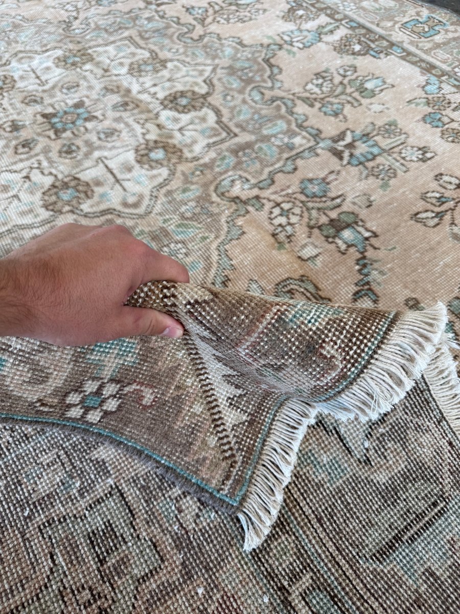 Vintage Tabriz Rug | 6' 1" x 8' 11"