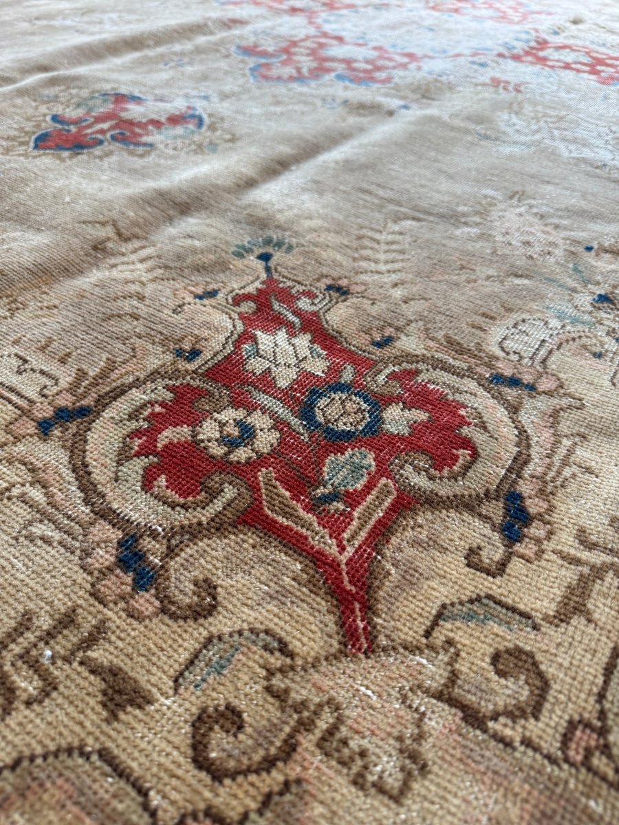 Vintage Tabriz Rug | 7' 5" x 11' 4"