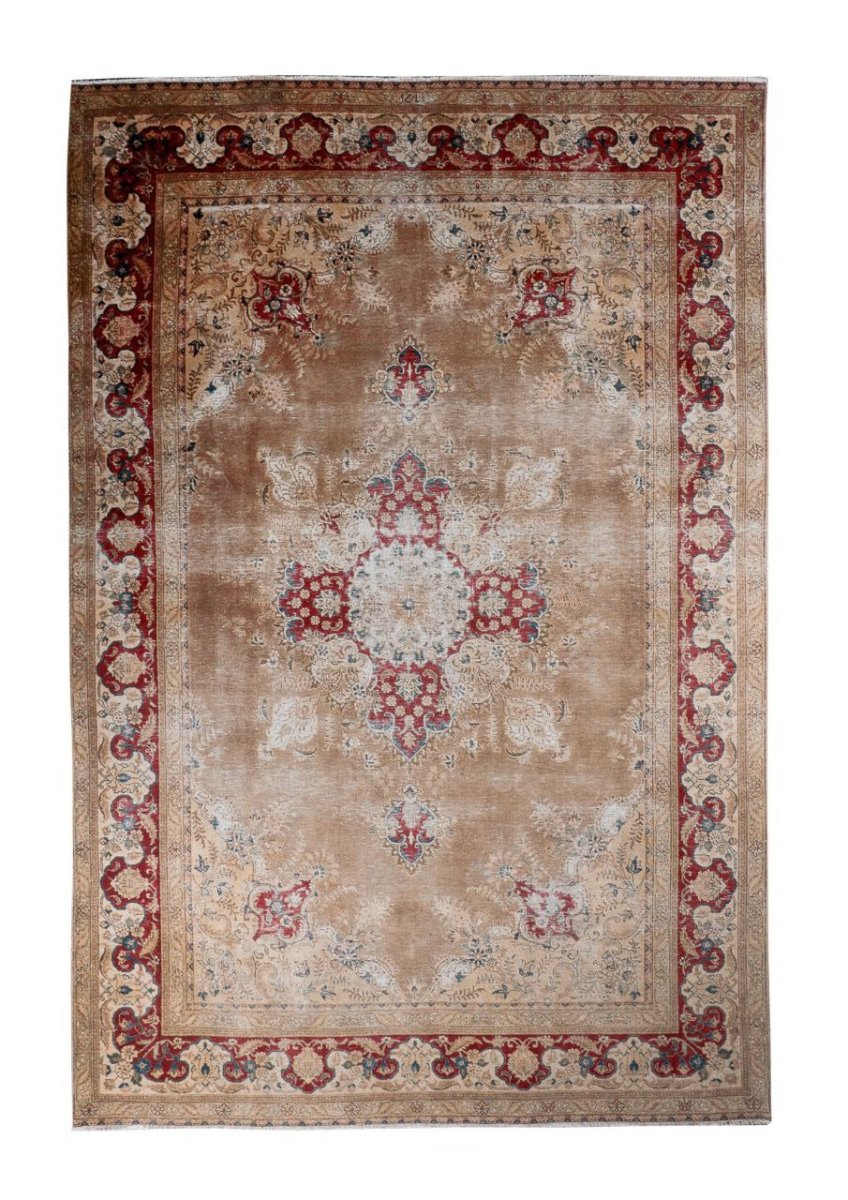 Vintage Tabriz Rug | 7' 5" x 11' 4"