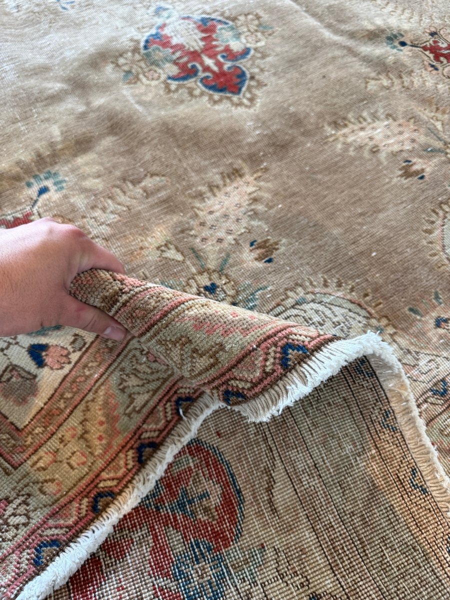 Vintage Tabriz Rug | 7' 5" x 11' 4"