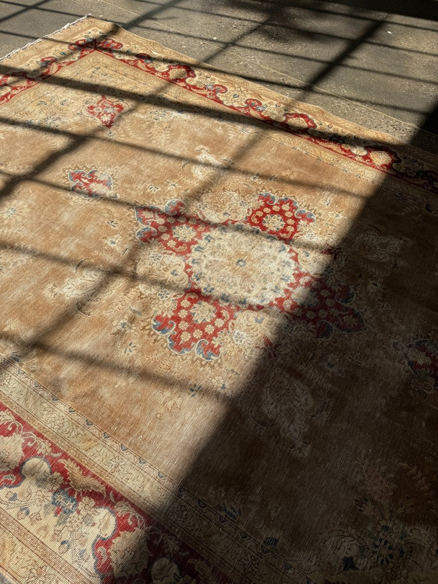 Vintage Tabriz Rug | 7' 5" x 11' 4"
